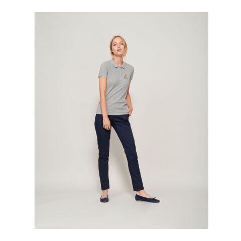PLANET WOMEN Polo 170g arktischblau | L | 1-farbiger Siebdruck | Rechter Arm | 100 mm x 70 mm | Nicht verfügbar