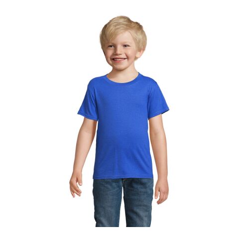 CRUSADER KINDERT-SHIRT 150g königsblau | L | 1-farbiger Siebdruck | Vorderseite Brust | 70 mm x 70 mm | Nicht verfügbar