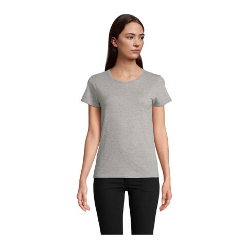 CRUSADER WOMEN T-Shirt 150g grau-melange | XXL | 1-color Siebdruck | Rückseite | 280 mm x 400 mm | Nicht verfügbar