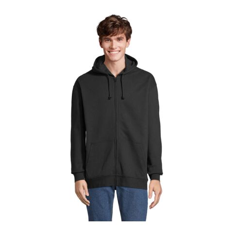 CARTER Full Zip   Hoodie schwarz | L | 1-color Siebdruck | Vorderseite Brust | 100 mm x 100 mm | Nicht verfügbar