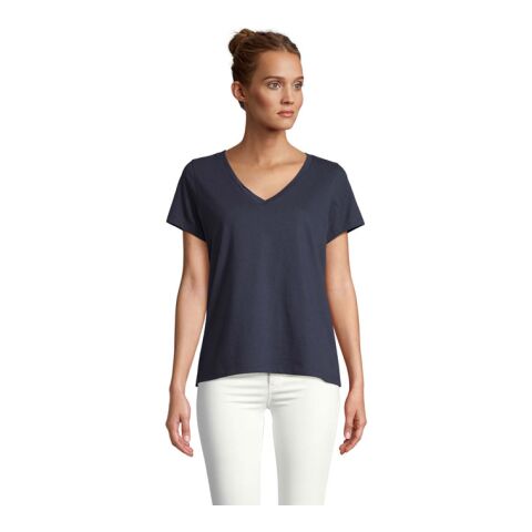 REGENT V T-SHIRT WOMEN französisch blau | XS | ohne Werbeanbringung | Nicht verfügbar | Nicht verfügbar | Nicht verfügbar