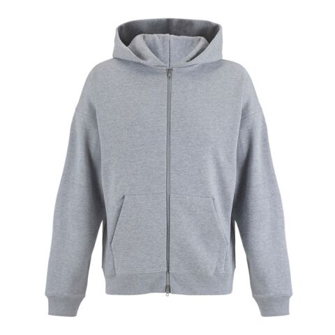 Elliot Fullzip Hoodie grau melange 2 | XL | ohne Werbeanbringung