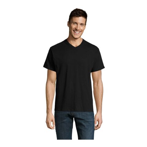 VICTORY HERRENT-SHIRT 150g tiefschwarz | XXL | 1-farbiger Siebdruck | Rückseite | 280 mm x 400 mm | Nicht verfügbar