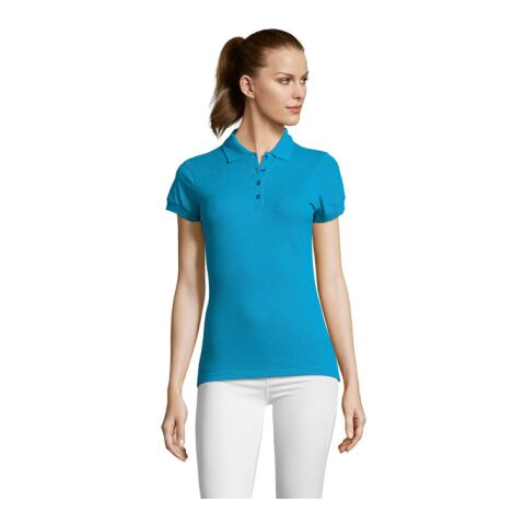 PASSION DAMEN POLO 170g aqua | S | ohne Werbeanbringung | Nicht verfügbar | Nicht verfügbar | Nicht verfügbar