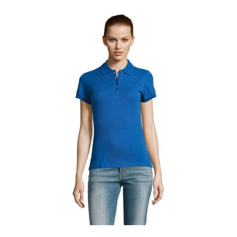 PASSION DAMEN POLO 170g königsblau | XXL | 1-farbiger Siebdruck | Rechter Arm | 100 mm x 70 mm | Nicht verfügbar