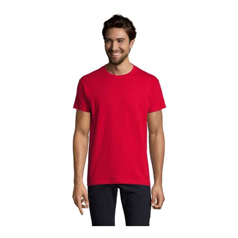 IMPERIAL MEN T-Shirt 190g rot | XS | 1-farbiger Siebdruck | Vorderseite | 280 mm x 420 mm | Nicht verfügbar