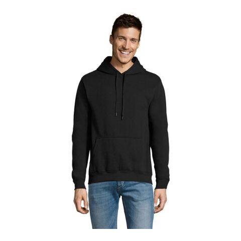 SLAM Unisex  Hoodie schwarz | XS | 1-farbiger Siebdruck | Vorderseite Brust | 100 mm x 100 mm | Nicht verfügbar