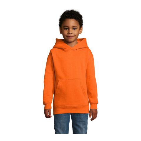SLAM KIDS Hoodie orange | L | 1-farbiger Siebdruck | Rückseite | 200 mm x 200 mm | Nicht verfügbar
