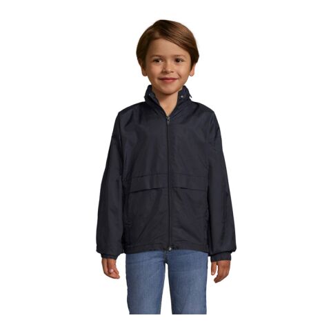 SURF KIDS WINDBREAKER 210g navy | XXL | 1-farbiger Siebdruck | Brust links | 70 mm x 70 mm