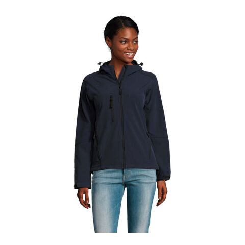 REPLAY Damen Jacke 340g navy blau | XL | Stickerei | Linker Arm | 80 mm x 80 mm | 80