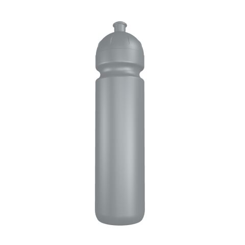 Werbeartikel Bulb Flasche B1 1000 ml – Hellgrau – mit Logo bedruckt