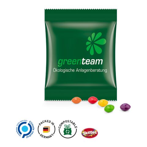 Minitüte 10g, Skittles Kaubonbons Nicht verfügbar | ohne Werbeanbringung | Weiß &amp; kompostierbar