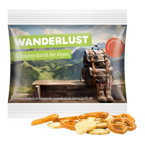 Snack Miditüte ohne Werbeanbringung | Knabbermix | Folie, weiß