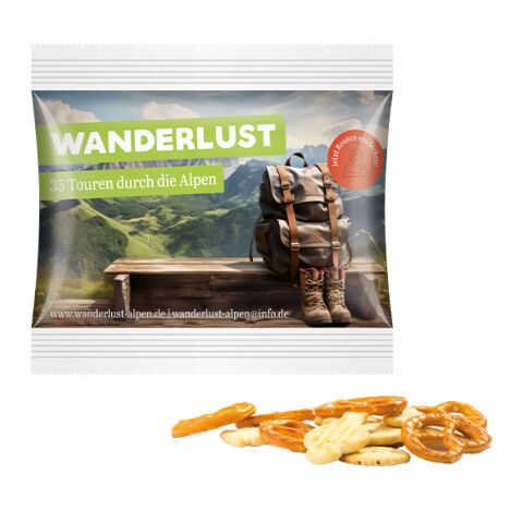 Snack Miditüte ohne Werbeanbringung | Knabber Mix | Folie weiß