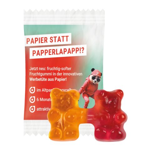 Team Gummibärchen weiß | ohne Werbeanbringung | Recyclingfähiges Papier