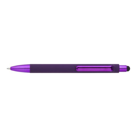 Werbeartikel ABS-Kugelschreiber Hendrix – Violett – mit Logo bedruckt
