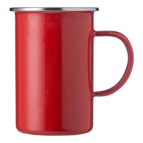 Emaille-Becher (450 ml) Ayden Rot | ohne Werbeanbringung | Nicht verfügbar | Nicht verfügbar