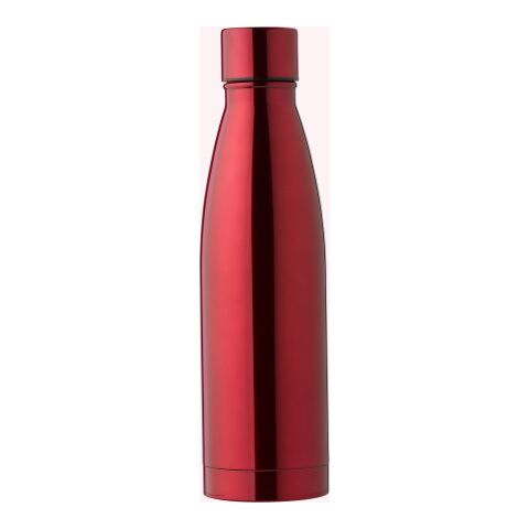 Werbeartikel Marcelino 500 ml Edelstahl-Isolierflasche doppelwandig & vakuumisoliert BPA-frei – Rot – mit Logo bedruckt