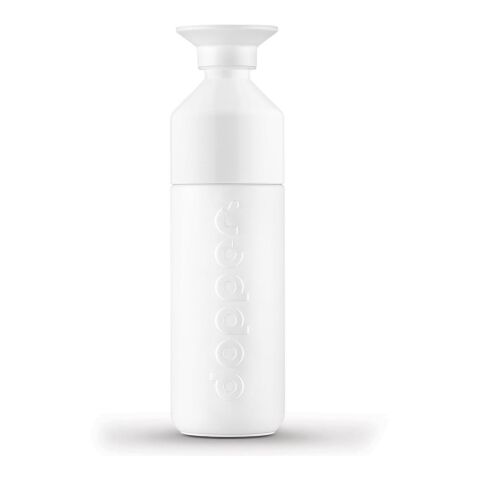 Werbeartikel Edelstahl Isolierflasche 580 ml Dopper Insulated Cradle to Cradle vakuumisoliert BPA-frei – weiss – mit Logo bedruckt