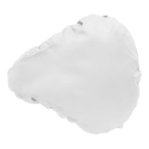 Werbeartikel Satteldecke aus RPET – weiss – mit Logo bedruckt