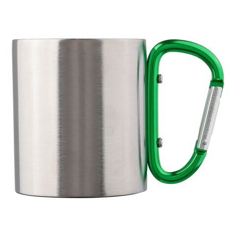 Doppelwandiger Kaffeebecher Carbine aus Edelstahl 185 ml Grün | ohne Werbeanbringung | Nicht verfügbar | Nicht verfügbar