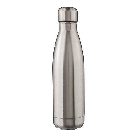 Doppelwandige Edelstahlflasche 500 ml Clifford aus recyceltem Stahl Silber | ohne Werbeanbringung | Nicht verfügbar | Nicht verfügbar