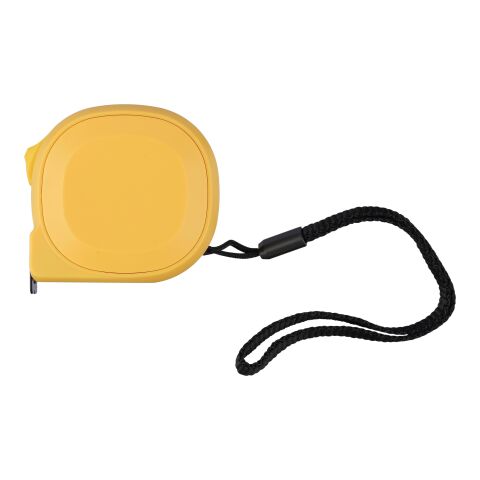 Werbeartikel ABS-Massband Dorothy – Gelb – mit Logo bedruckt