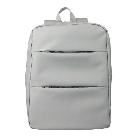 PU 15 Zoll Laptop-Rucksack Felicia Grau | ohne Werbeanbringung | Nicht verfügbar | Nicht verfügbar