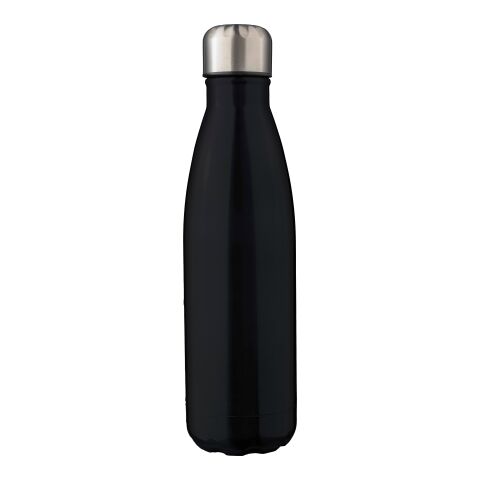 Doppelwandige Edelstahlflasche 500 ml Clifford aus recyceltem Stahl Schwarz | ohne Werbeanbringung | Nicht verfügbar | Nicht verfügbar