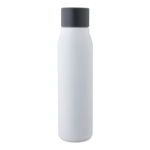 Trinkflasche aus recyceltem Edelstahl (600 ml) Cassian Weiß | ohne Werbeanbringung | Nicht verfügbar | Nicht verfügbar