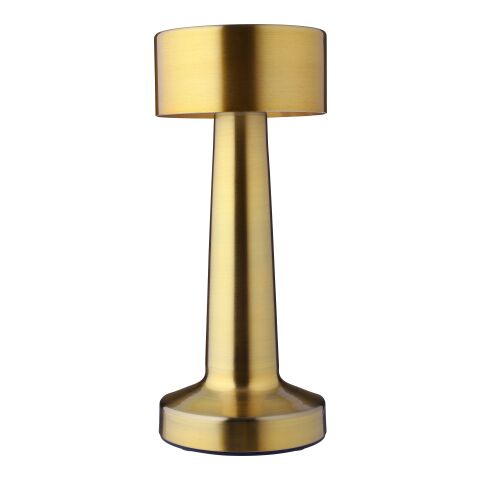 Werbeartikel Metall-Tischleuchte Fiorella – Gold – mit Logo bedruckt