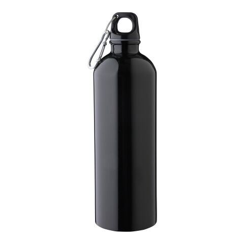 Recycelte einwandige Edelstahlflasche (750 ml) Emeric Schwarz | ohne Werbeanbringung | Nicht verfügbar | Nicht verfügbar