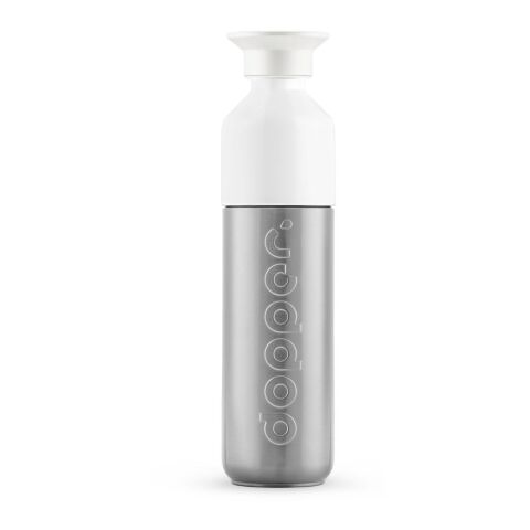 Dopper Silver Insulated (350 ml) silber/weiß | ohne Werbeanbringung