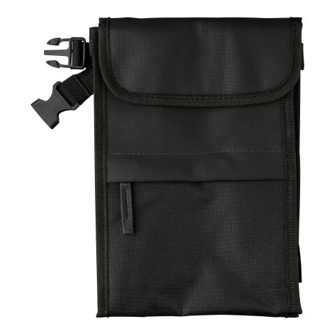 rPET Polyester (600D) Kühltasche Eira Schwarz | ohne Werbeanbringung | Nicht verfügbar | Nicht verfügbar
