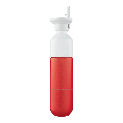 Werbeartikel Dopper Original | 450 ml | Flip Straw – rot – mit Logo bedruckt