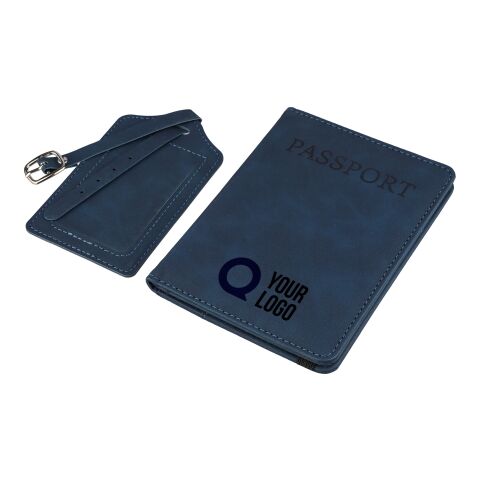 Recycelter PU-Passhalter und Kofferanhänger Zani