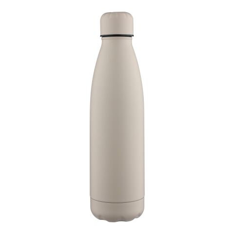 Nachhaltiger Werbeartikel Recycelte Trinkflasche 700 ml Breeze – beige – mit Logo bedruckt