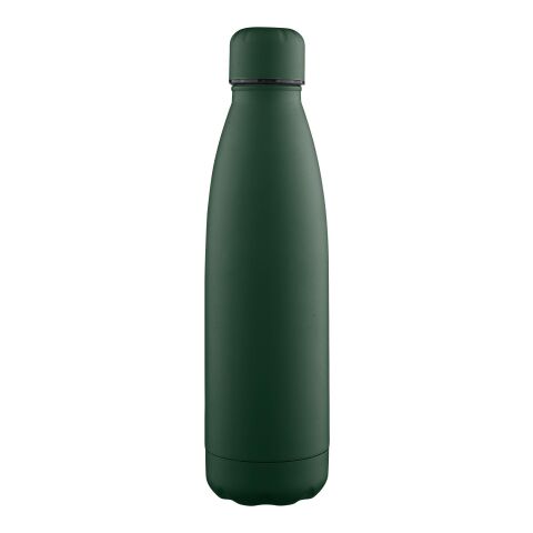 Nachhaltiger Werbeartikel Recycelte doppelwandige Trinkflasche 500 ml Sunny – Grün – mit Logo bedruckt