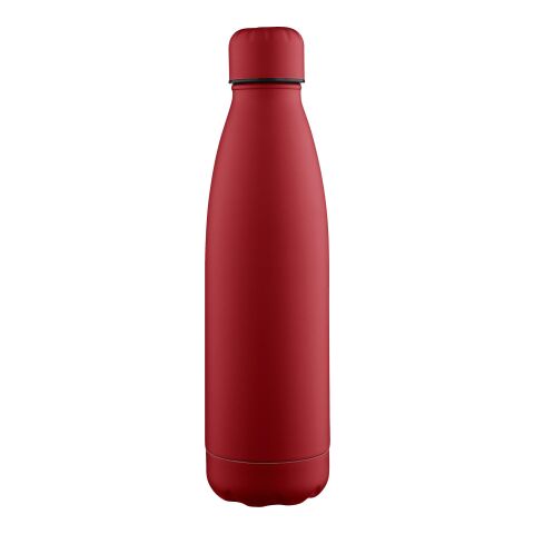 Nachhaltiger Werbeartikel Recycelte Trinkflasche 700 ml Breeze – dunkelrot – mit Logo bedruckt