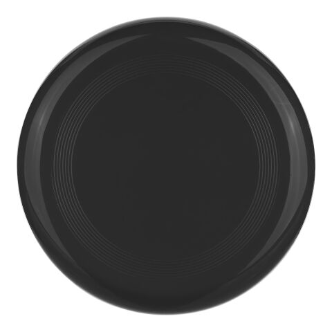 Werbeartikel Recycelter Frisbee Drift – Schwarz – mit Logo bedruckt