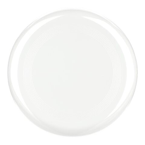 Werbeartikel Recycelter Frisbee Drift – Weiss – mit Logo bedruckt