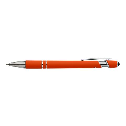 Werbeartikel Aluminium-Kugelschreiber Primo – Orange – mit Logo bedruckt