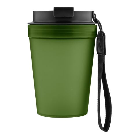 Werbeartikel Reisebecher Lush 350 ml – Grün – mit Logo bedruckt
