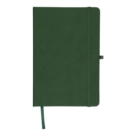 Nachhaltiger Werbeartikel Recyceltes Notizbuch A5 Bloom – Grün – mit Logo bedruckt