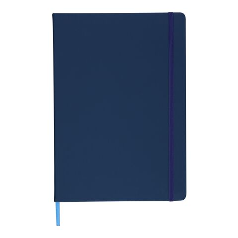 Nachhaltiger Werbeartikel Notizbuch A4 Azure – Blau – mit Logo bedruckt