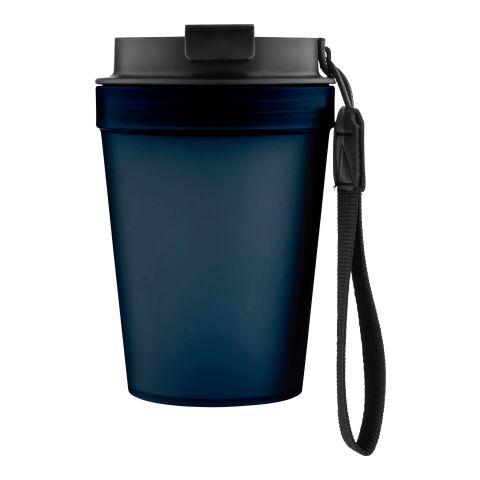Werbeartikel Reisebecher Lush 350 ml – Blau – mit Logo bedruckt