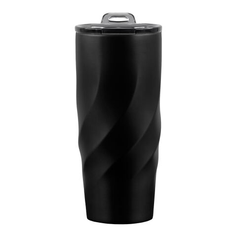 Werbeartikel BrandCharger Vortex Calix XL Reisebecher – Schwarz – mit Logo bedruckt