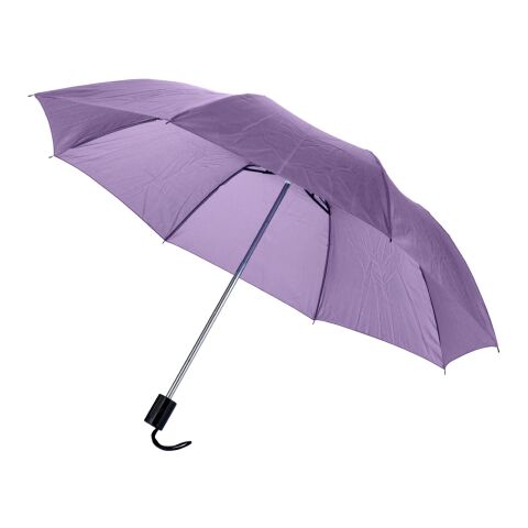 Werbeartikel Taschenschirm 'Classic' aus Polyester – Violett – mit Logo bedruckt