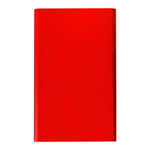 Werbeartikel Powerbank 'Blogger' aus Kunststoff – Rot – mit Logo bedruckt