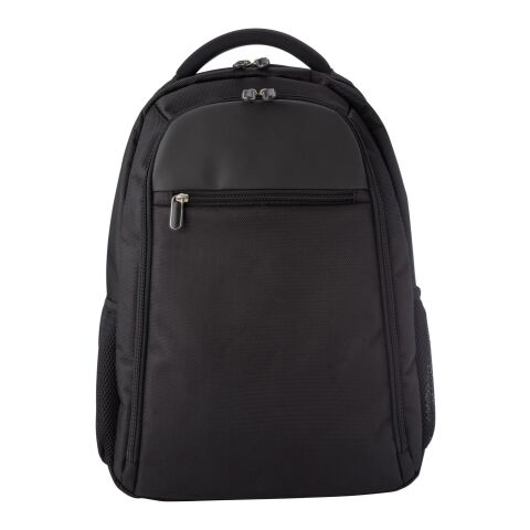 Laptop Rucksack 'Mondrian' aus Polyester Schwarz